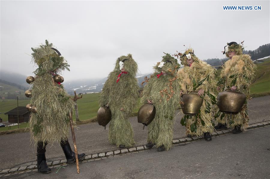 SWITZERLAND-APPENZELL AUSSERRHODEN-NEW YEAR'S EVE-JULIAN CALENDAR-TRADITION