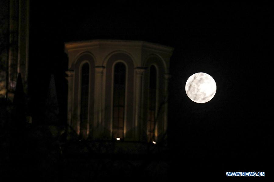 BOSNIA AND HERZEGOVINA-SARAJEVO-"SUPER MOON"