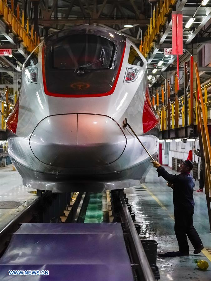 CHINA-BEIJING-HIGH-SPEED TRAIN-WORKERS(CN)