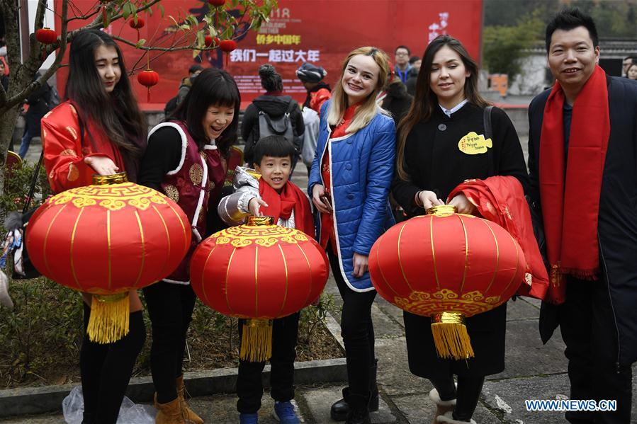 CHINA-ZHEJIANG-FOREIGNER-SPRING FESTIVAL(CN)