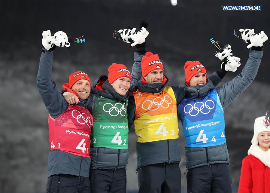 (SP)OLY-SOUTH KOREA-PYEONGCHANG-BIATHLON-MEN'S 4X7.5KM RELAY