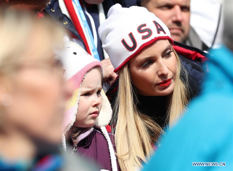 (SP)OLY-SOUTH KOREA-PYEONGCHANG-BOBSLEIGH-4-MAN-IVANKA TRUMP