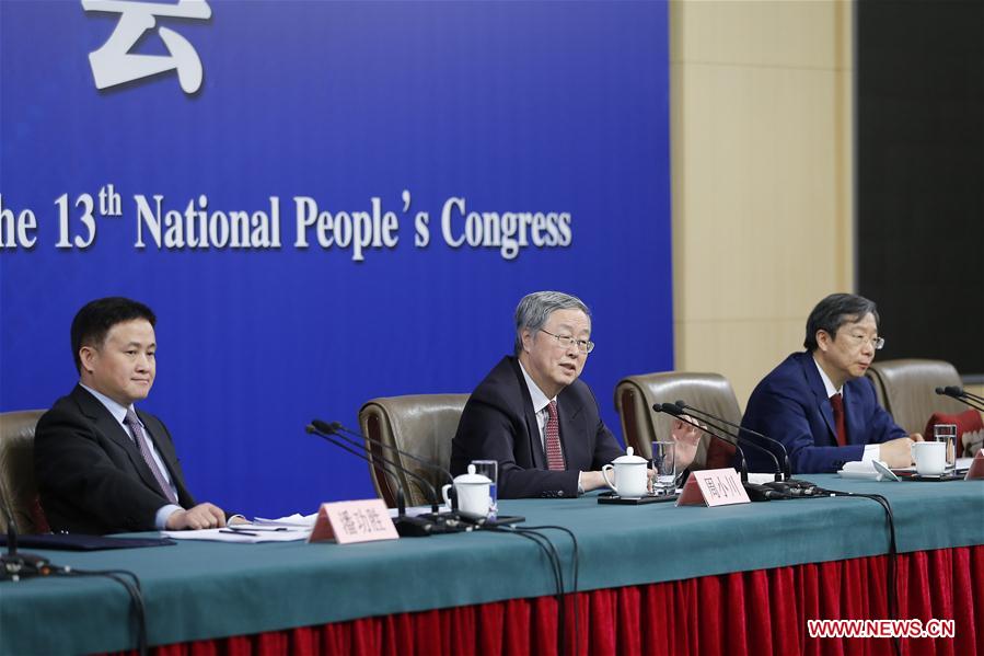 (TWO SESSIONS)CHINA-BEIJING-NPC-PRESS CONFERENCE-FINANCIAL REFORM (CN)