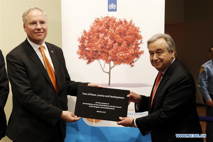 UN-NETHERLAND-TREE-PLANTING CEREMONY