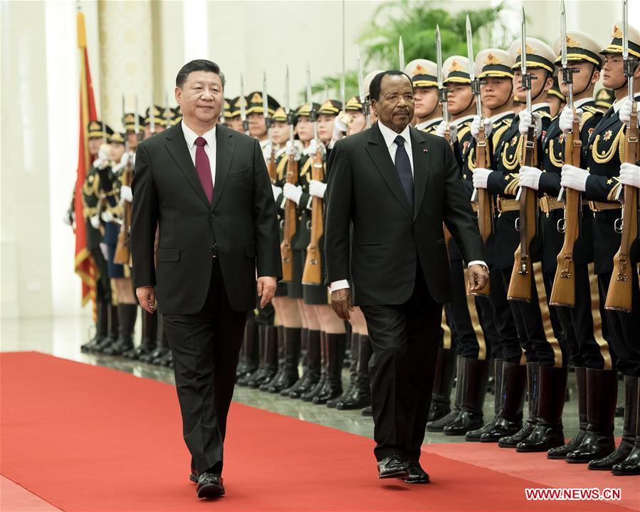 CHINA-BEIJING-XI JINPING-CAMEROONIAN PRESIDENT-TALKS (CN)