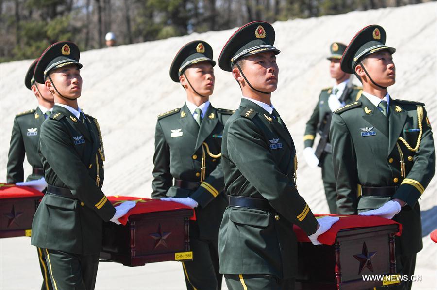 CHINA-SHENYANG-CPV SOLDIERS-BURIAL CEREMONY (CN)