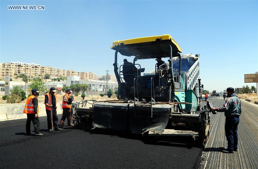 SYRIA-DAMASCUS-REHABILITATION-MAIN HIGHWAY