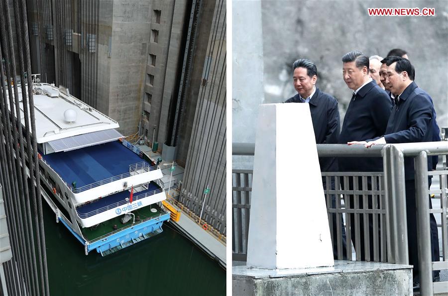 CHINA-HUBEI-XI JINPING-INSPECTION (CN)