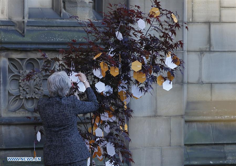 BRITAIN-MANCHESTER-TERROR ATTACK-ANNIVERSARY-COMMEMORATION