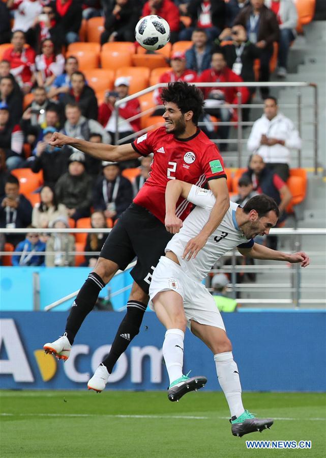 (SP)RUSSIA-YEKATERINBURG-2018 WORLD CUP-GROUP A-EGYPT VS URUGUAY