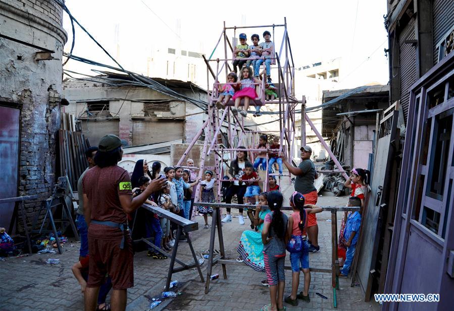 IRAQ-BAGHDAD-EID AL-FITR-CHILDREN