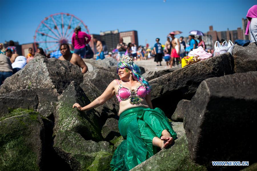 U.S.-NEW YORK-MERMAID PARADE