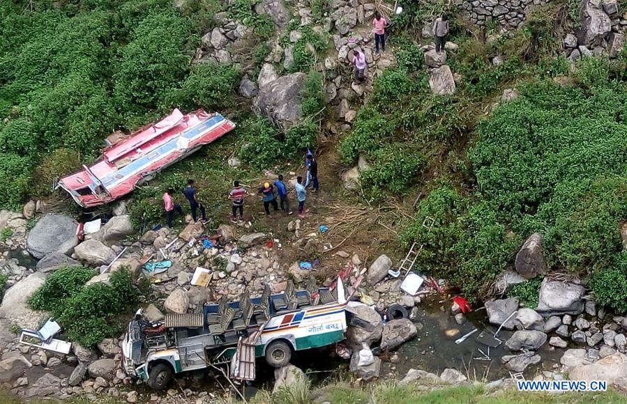 INDIA-UTTARAKHAND-BUS ACCIDENT