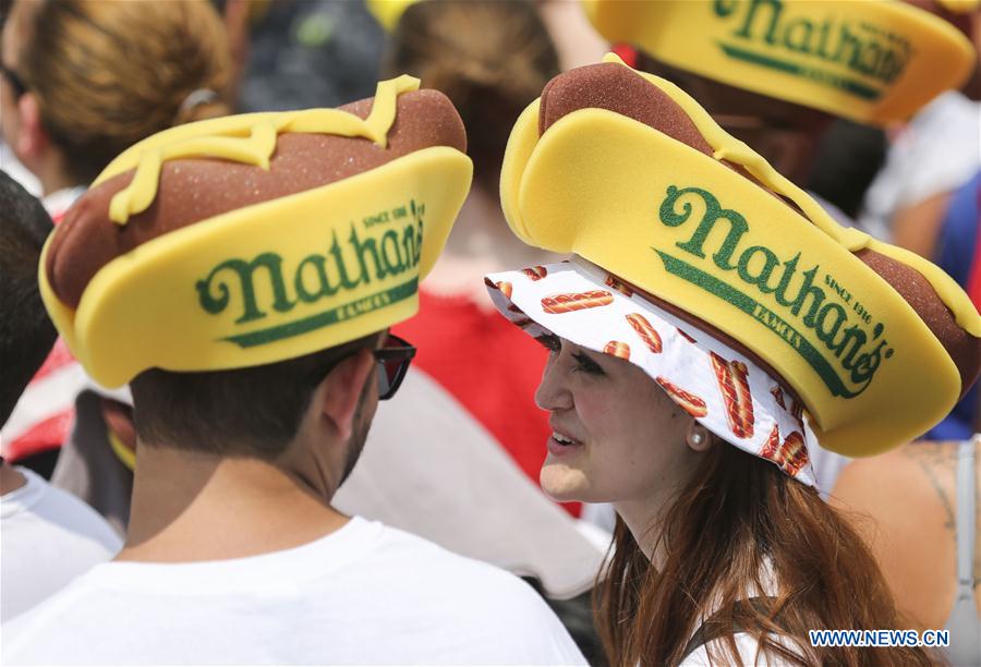 U.S.-NEW YORK-HOT DOG EATING CONTEST