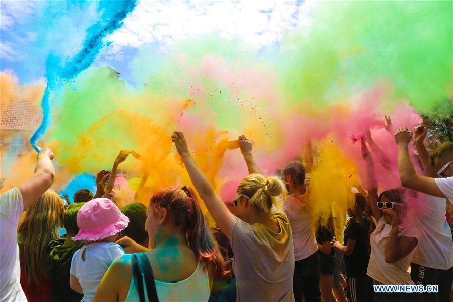 POLAND-MIKOLAJKI-COLOR RUN