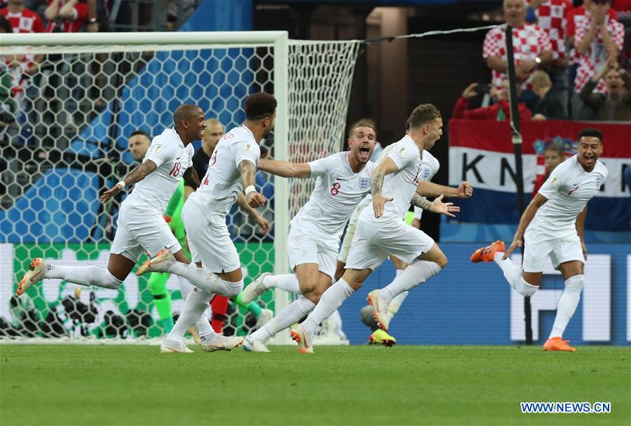 (SP)RUSSIA-MOSCOW-2018 WORLD CUP-SEMIFINAL-ENGLAND VS CROATIA