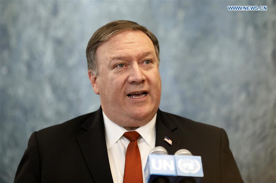 UN-NEW YORK-U.S.-RUSSIA-POMPEO-PRESS