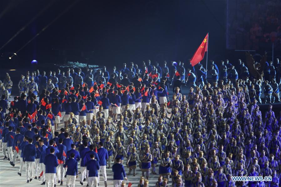 (SP)INDONESIA-JAKARTA-ASIAN GAMES-OPENING CEREMONY