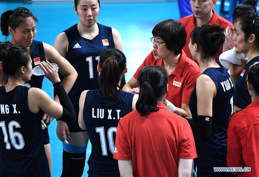 (SP)INDONESIA-JAKARTA-ASIAN GAMES-WOMEN'S VOLLEYBALL FINAL-CHINA VS THAILAND