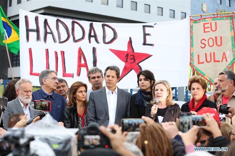 BRAZIL-CURITIBA-PT-CANDIDACY-HADDAD