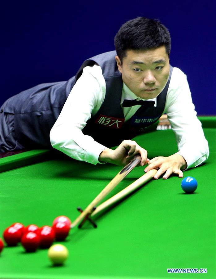 (SP)CHINA-SHANGHAI-SNOOKER-SHANGHAI MASTERS 2018 (CN)