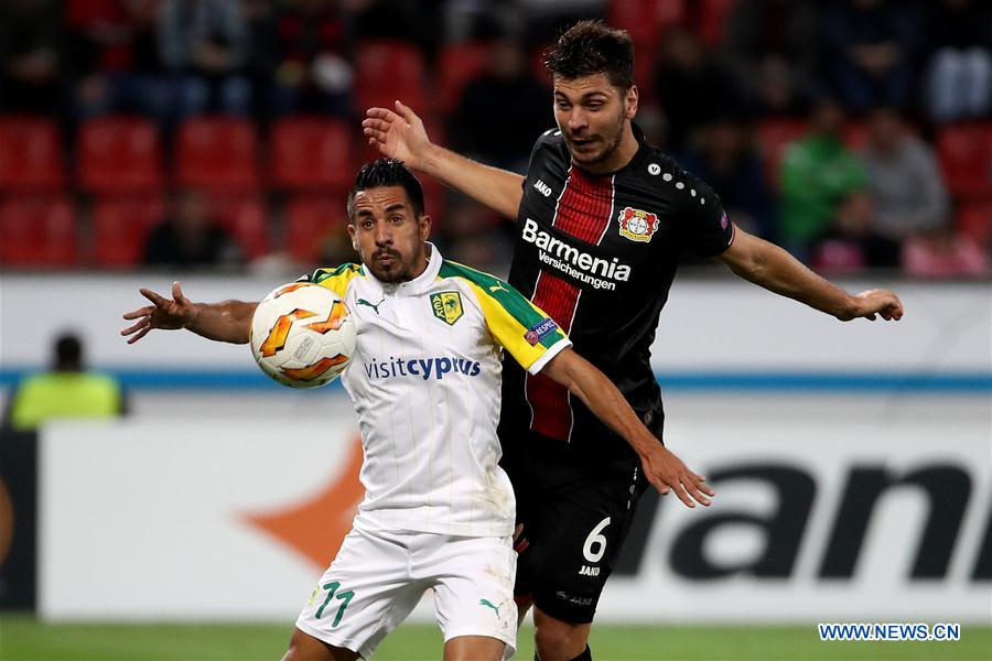 (SP)GERMANY-LEVERKUSEN-SOCCER-UEFA EUROPA LEAGUE-AEK LARNACA VS BAYER 04 LEVERKUSEN