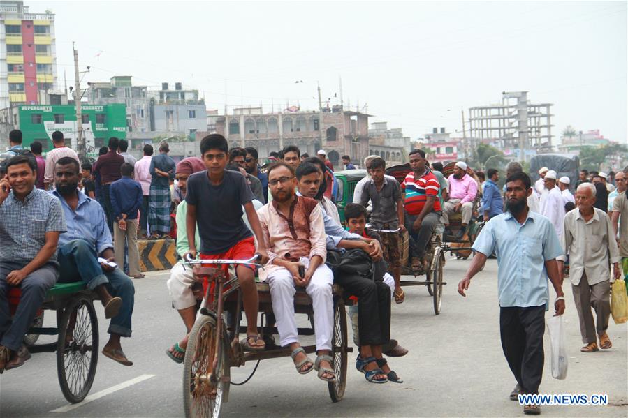 BANGLADESH-DHAKA-TRANSPORT-STRIKE