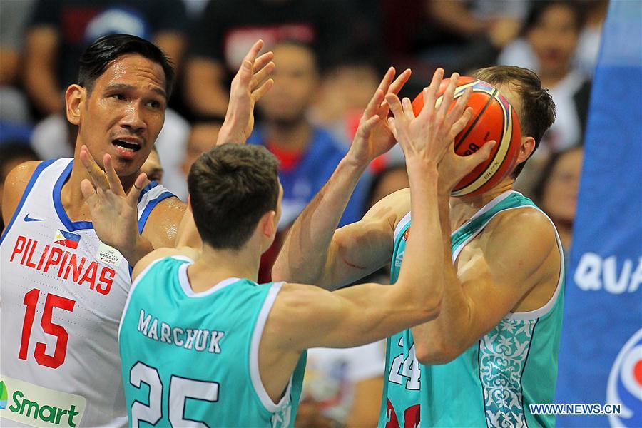 (SP)PHILIPPINES-PASAY CITY-BASKETBALL-FIBA WORLD CUP 2019 QUALIFIERS-PHILIPPINES VS KAZAKHSTAN