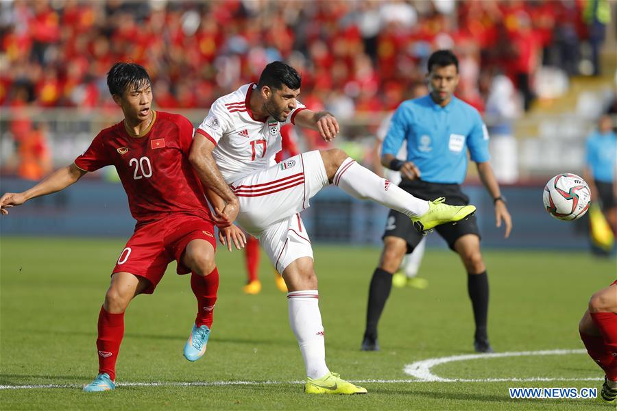 (SP)UAE-ABU DHABI-SOCCER-AFC ASIAN CUP 2019-GROUP D-VIETNAM VS IRAN