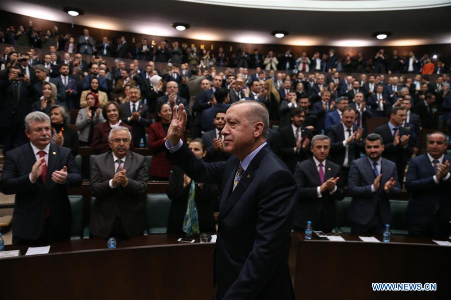 TURKEY-ANKARA-ERDOGAN-PARLIAMENT-SPEECH