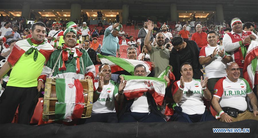 (SP)UAE-ABU DHABI-FOOTBALL-ASIAN CUP-CHINA-IRAN