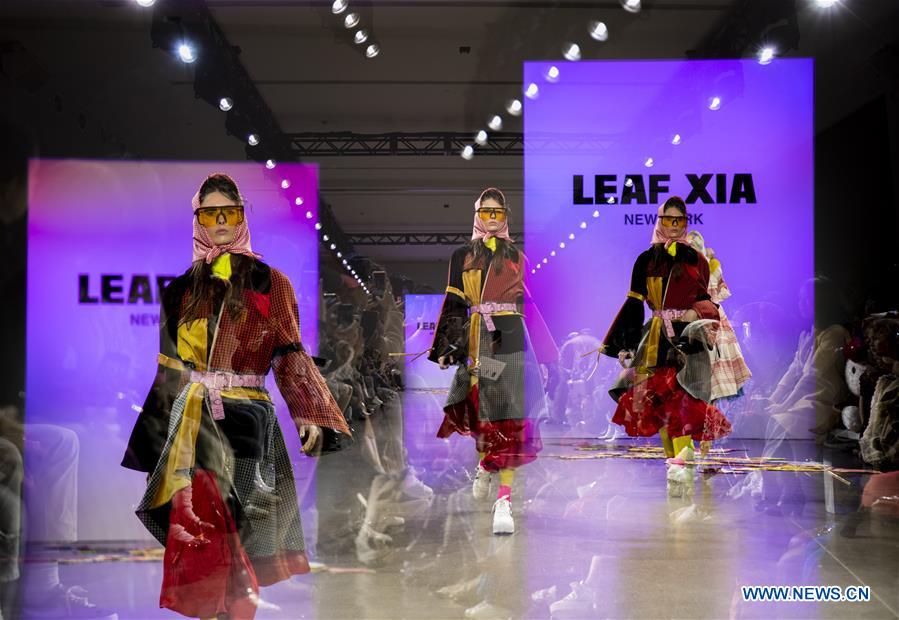 U.S.-NEW YORK-FASHION WEEK-LEAF XIA