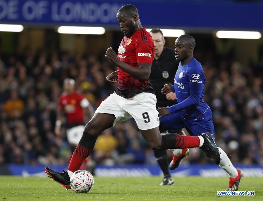 (SP)BRITAIN-LONDON-FOOTBALL-FA CUP-CHELSEA VS MAN UNITED