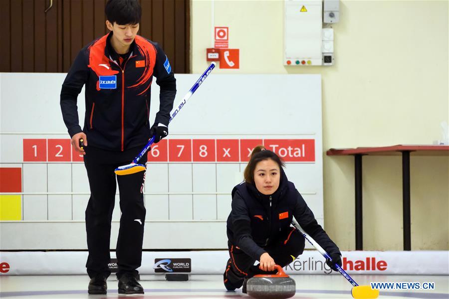 (SP)LATVIA-RIGA-CURLING-MIXED DOUBLES