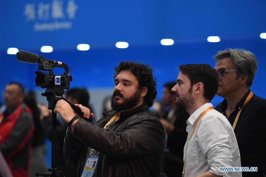 (BRF)CHINA-BEIJING-BELT AND ROAD FORUM-OPENING-JOURNALISTS(CN)