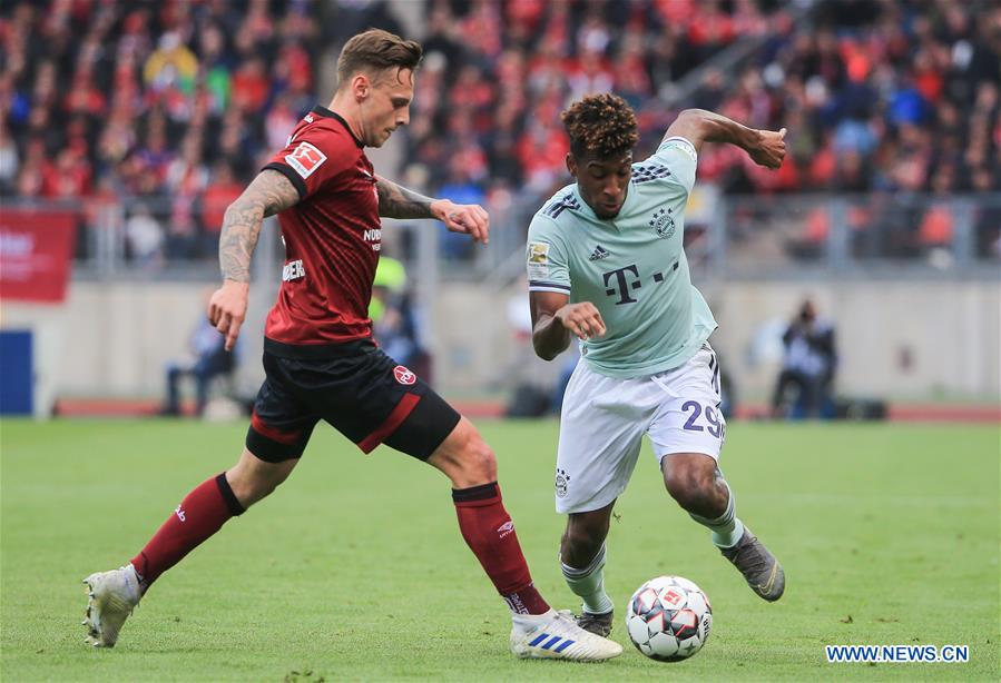 (SP)GERMANY-NUREMBERG-SOCCER-BUNDESLIGA-NUREMBERG VS BAYERN MUNICH