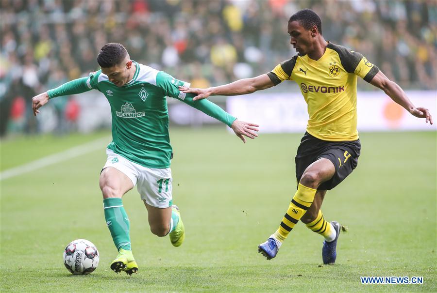 (SP)GERMANY-BREMEN-SOCCER-BUNDESLIGA-BREMEN VS DORTMUND