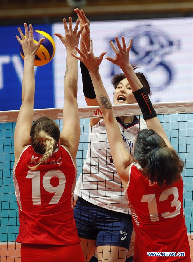 (SP)SERBIA-BELGRADE-VOLLEYBALL-NATIONS LEAGUE-SOUTH KOREA VS TURKEY