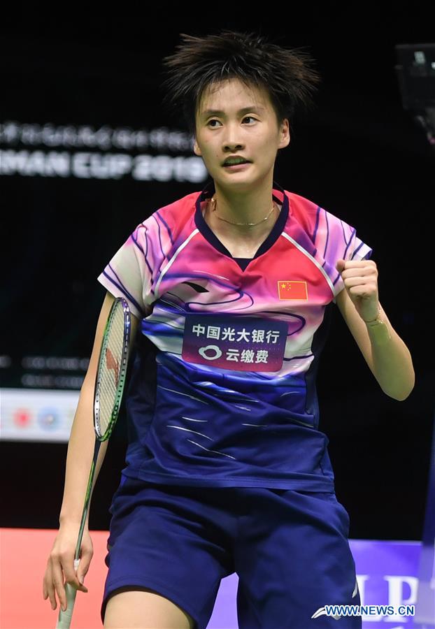 (SP)CHINA-NANNING-BADMINTON-SUDIRMAN CUP 2019(CN)