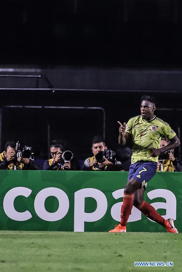 (SP)BRAZIL-RIO DE JANEIRO-SOCCER-COPA AMERICA 2019-COLOMBIA VS QATAR