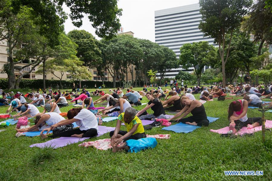 VENEZUELA-CHACAO-INTERNATIONAL YOGA DAY