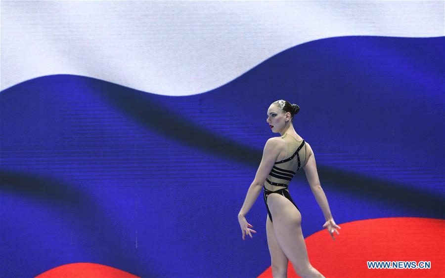 (SP)SOUTH KOREA-GWANGJU-FINA WORLD CHAMPIONSHIPS-ARTISTIC SWIMMING-WOMEN'S SOLO TECHNICAL