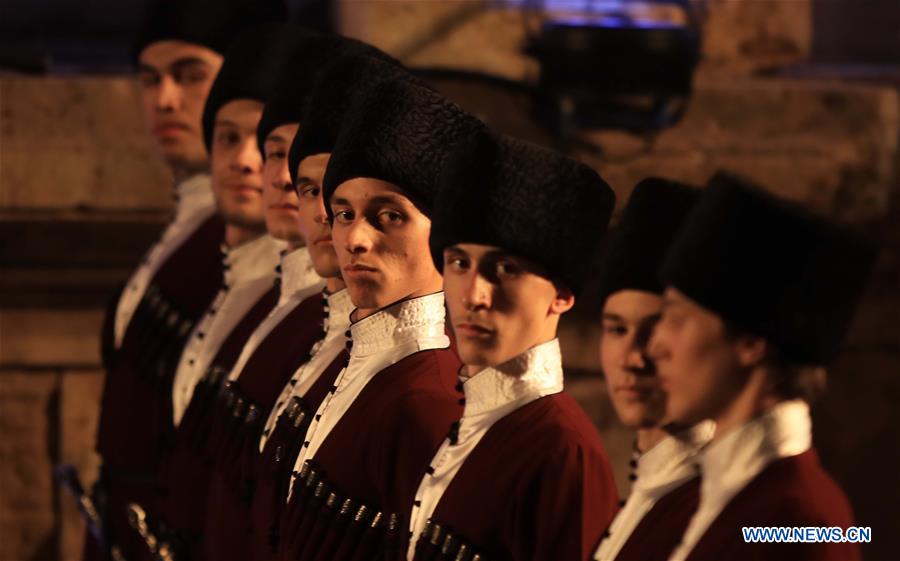 JORDAN-JERASH-ART FESTIVAL-CIRCASSIAN DANCE