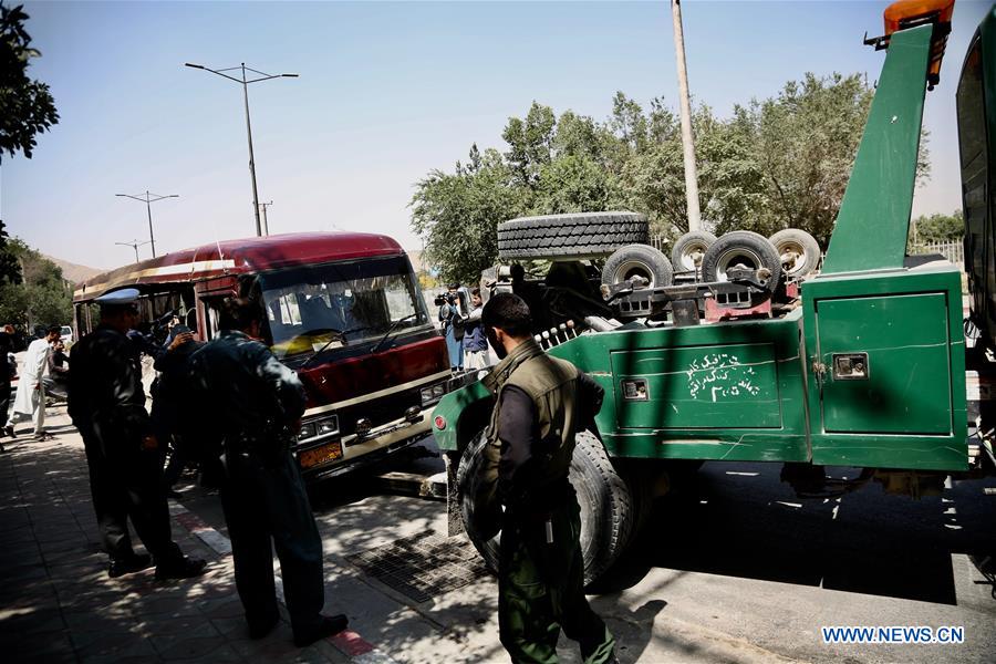 AFGHANISTAN-KABUL-BUS-BLAST