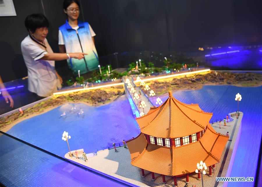 CHINA-SHANDONG-QINGDAO-ANCIENT BUILDINGS-MINI-MODELS-EXHIBITION (CN)