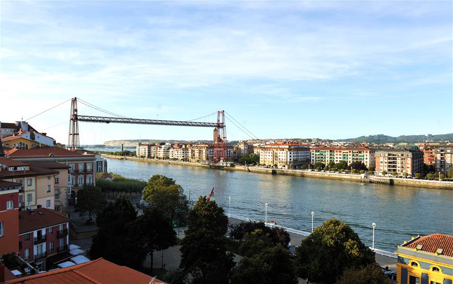 SPAIN-BASQUE-BISCAY-BRIDGE