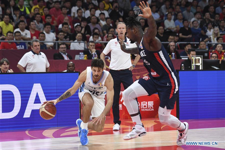 (SP)CHINA-BEIJING-BASKETBALL-FIBA WORLD CUP-SEMI FINALS-ARG VS FRA(CN)