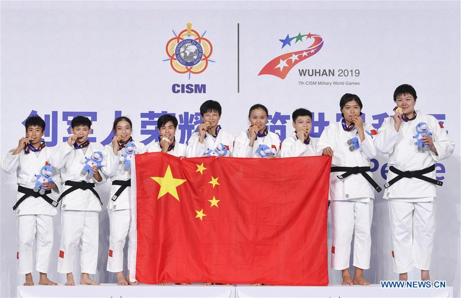 (SP)CHINA-WUHAN-7TH MILITARY WORLD GAMES-JUDO-TEAM WOMEN