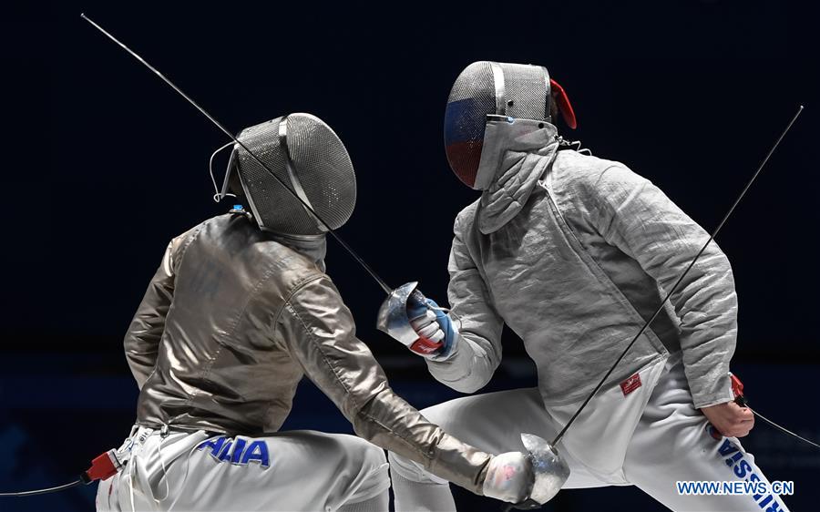 (SP)CHINA-WUHAN-7TH MILITARY WORLD GAMES-FENCING(CN)