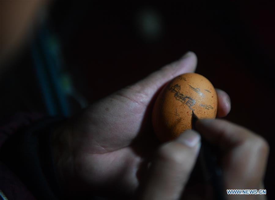 CHINA-JIANGXI-INTANGIBLE CULTURAL HERITAGE-EGG CARVING (CN)